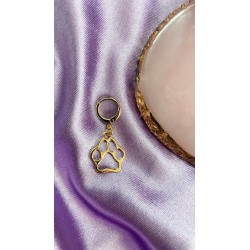 Arete huella perro (1 pieza) #J1