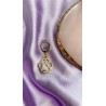 Arete huella perro (1 pieza) #J1