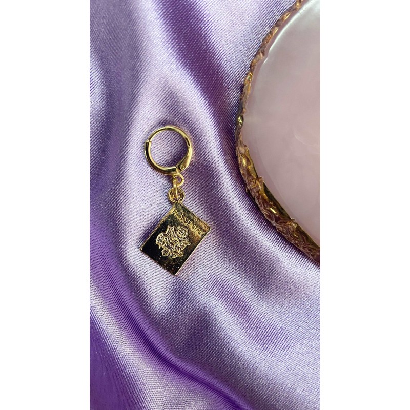 Arete pasaporte #B4 (1 pieza)