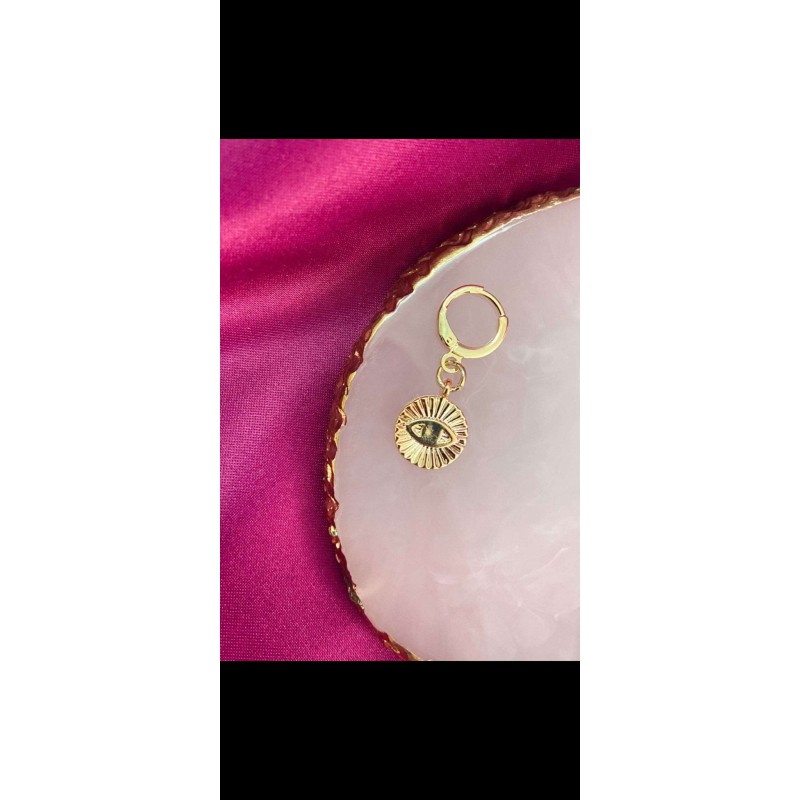 Arete ojo destellos #N16 (1 pieza)