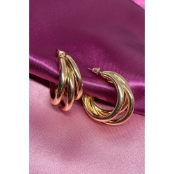 Arracadas triples grandes 35mm #B14