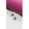 Aretes #24 Cactus Zirconia