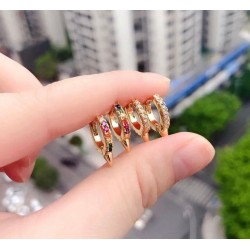 Aretes #16 zirconia pico