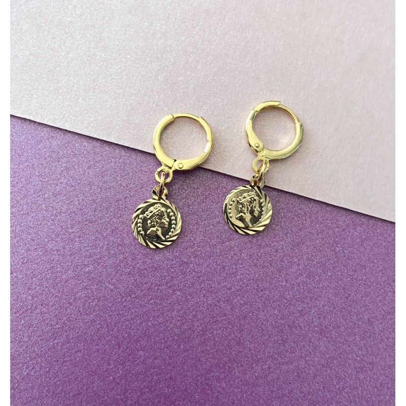 Arete Reina Isabel (1 pieza) #V8