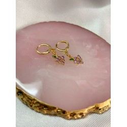 Arete uva Zirconia (1 pieza) #R14