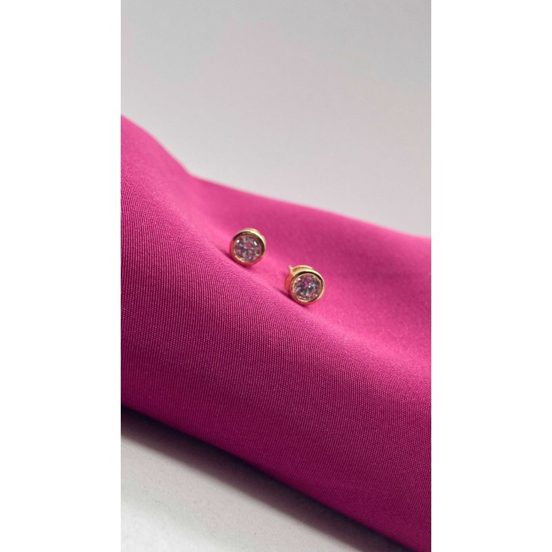 Aretes #51 broquel cristal