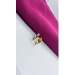 Aretes Zirconia #8 cristal