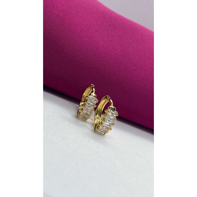 Aretes Zirconia #11 cristal