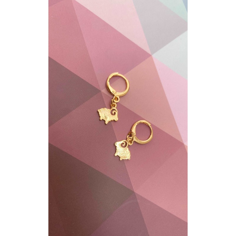 Arete borrego 1 pieza #L14