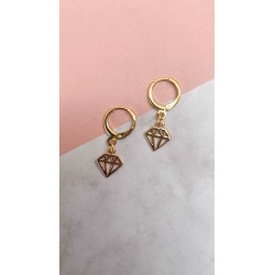 Arete diamante (1 pieza) #F6