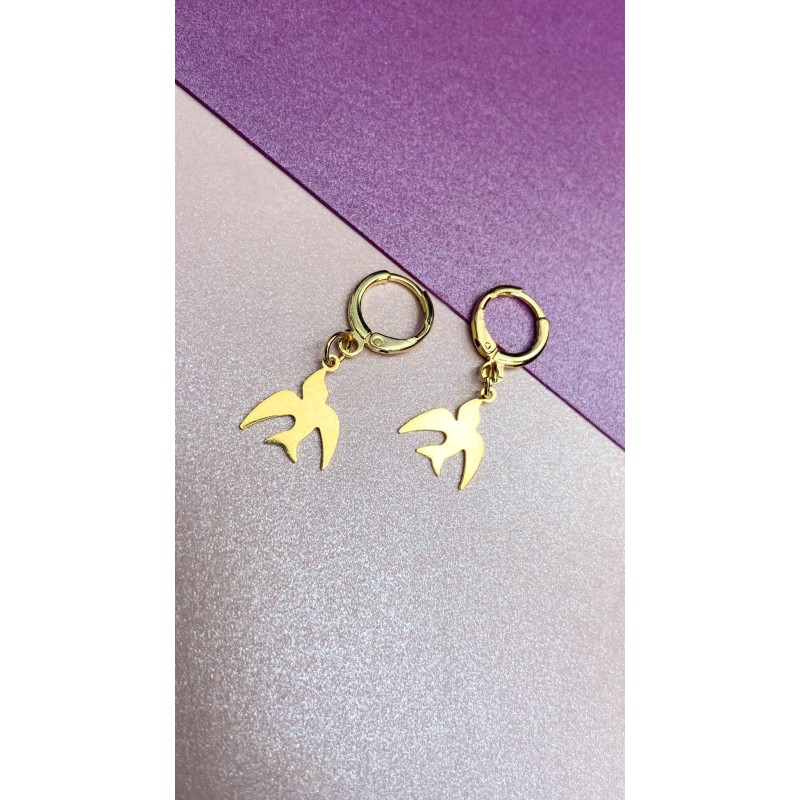 Arete paloma mini (1 pieza) #C7