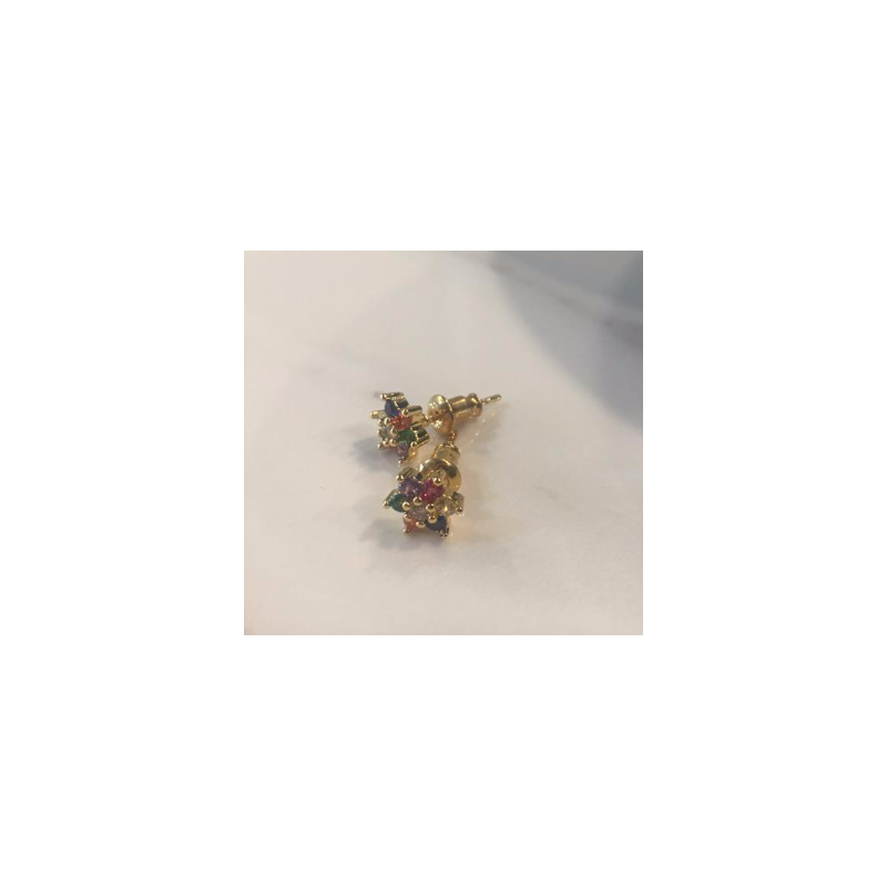 Aretes Zirconia Broquel #6