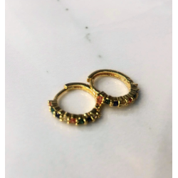 Aretes Zirconia #1 colores