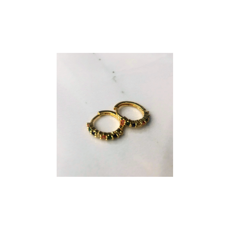 Aretes Zirconia #1 colores