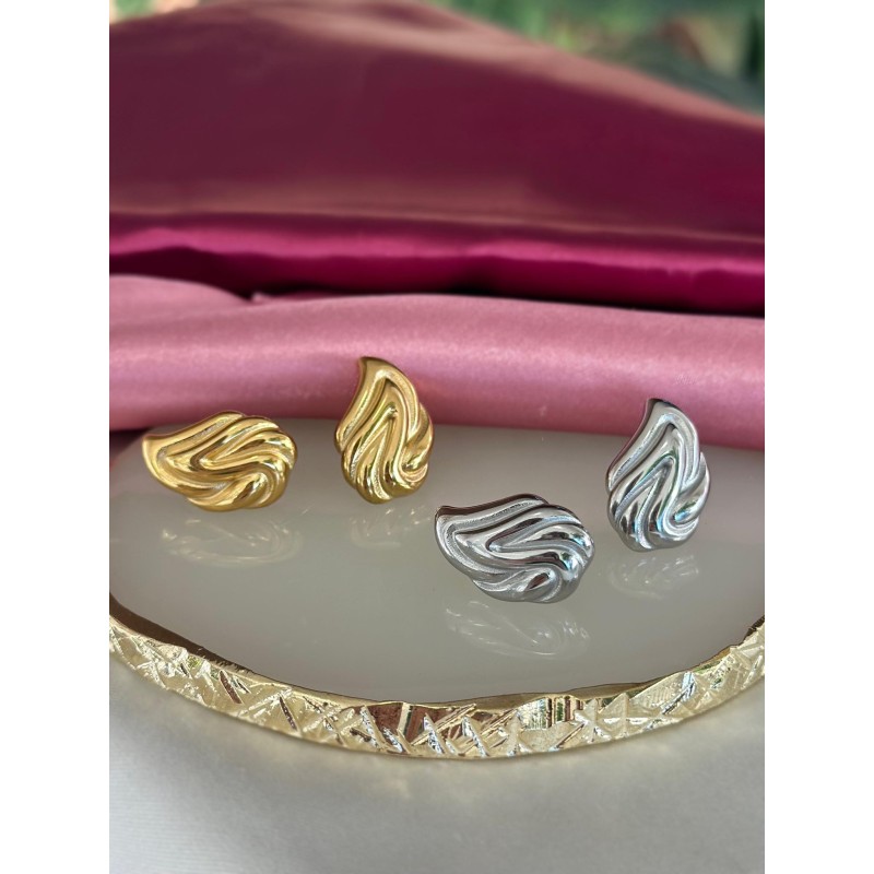 Arracadas corrugados chicos B4.4