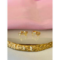 Aretes estrellas 4 puntas #74