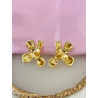 Aretes doble flor #B4.1