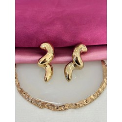 Aretes torcidos solidos #B19