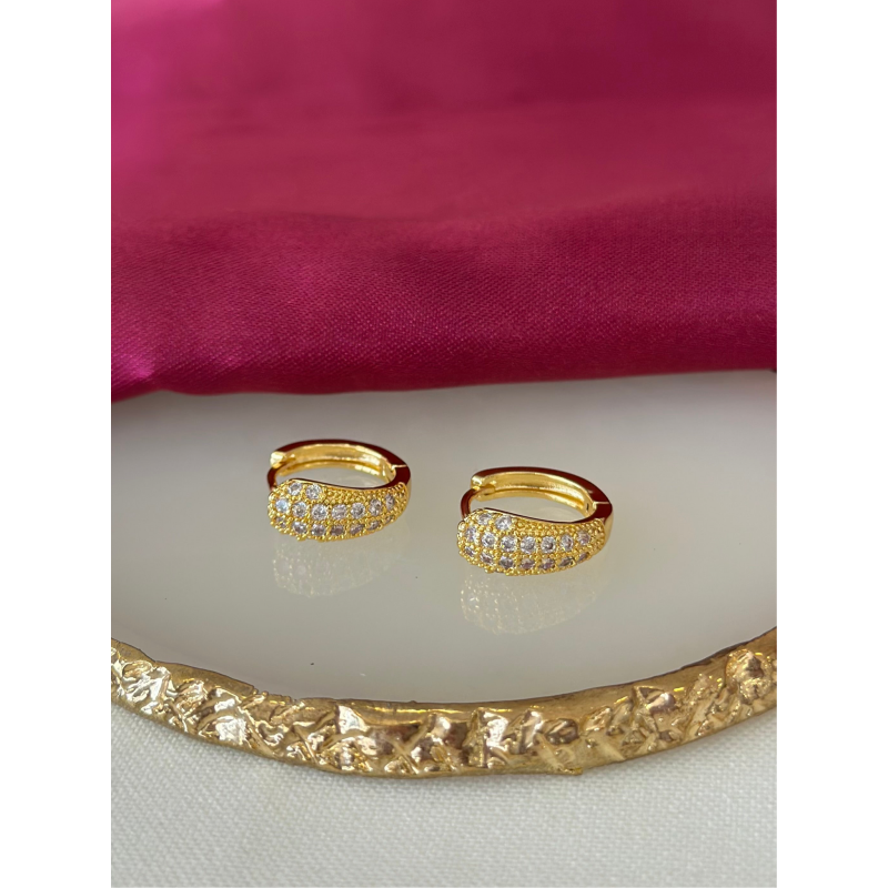 Aretes zirconia elegantes #C113