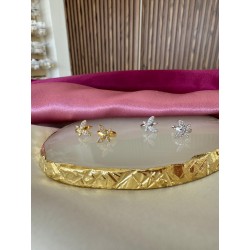 Arracada mariposa zirconia #C116