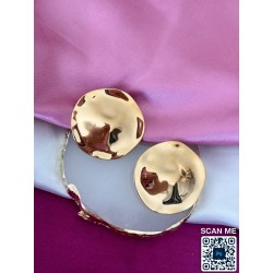 Aretes circular aplastado #A16