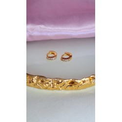 Aretes zirconia frente minis #35A