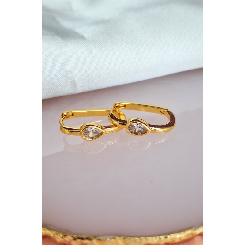 Arracadas gota zirconia #77F