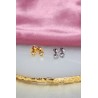 Aretes broquel cristal chico
#213