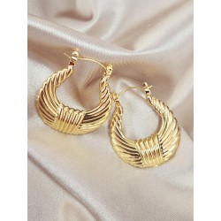 Arracada lineas 4 cm #C124