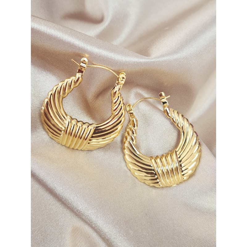 Arracada lineas 4 cm #C124