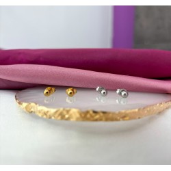 Arete broquel circulo basico #CN1