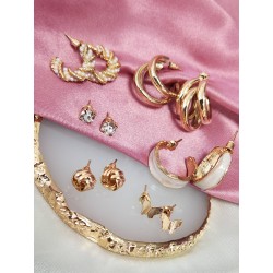 Aretes set 6 pares aleacion #C97