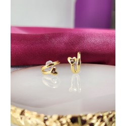 Aretes corazon linea #2C