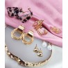 Aretes set 6 pares aleacion #C128