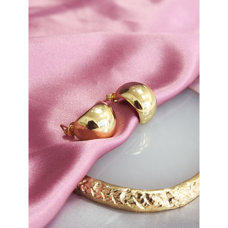 Aretes curveada gruesa #B8