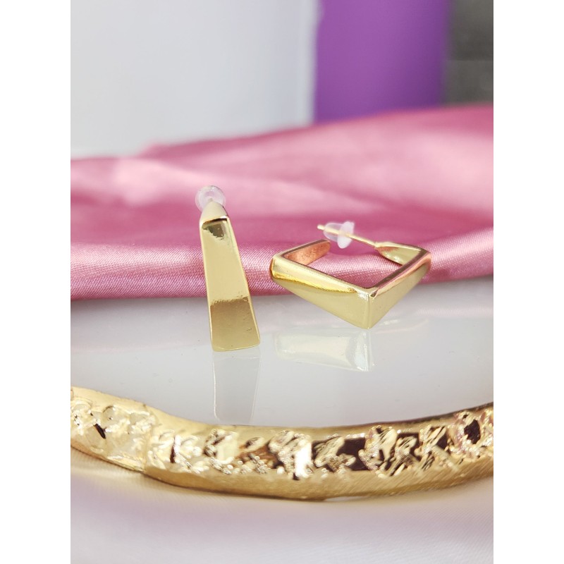 Arracadas cuadradas gruesas #C121