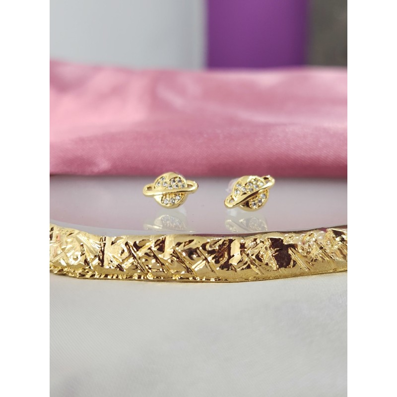 Arete saturno zirconia #121B