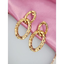 Arracada doble ovalada #1.4