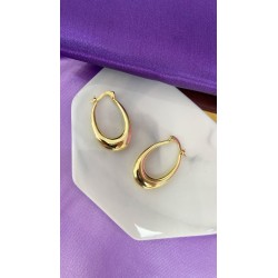 Arracadas ovaladas delgadas #212