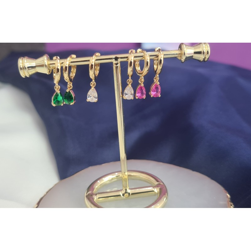 Aretes gota colgante #52A