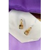Aretes ojos colgantes zirconia #186B