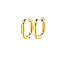 Arracadas ovaladas gruesas #B7