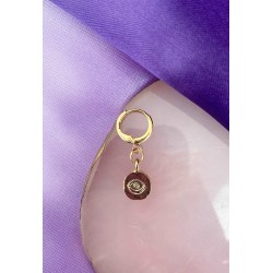 Arete ojo en circulo (1 pieza) #M16