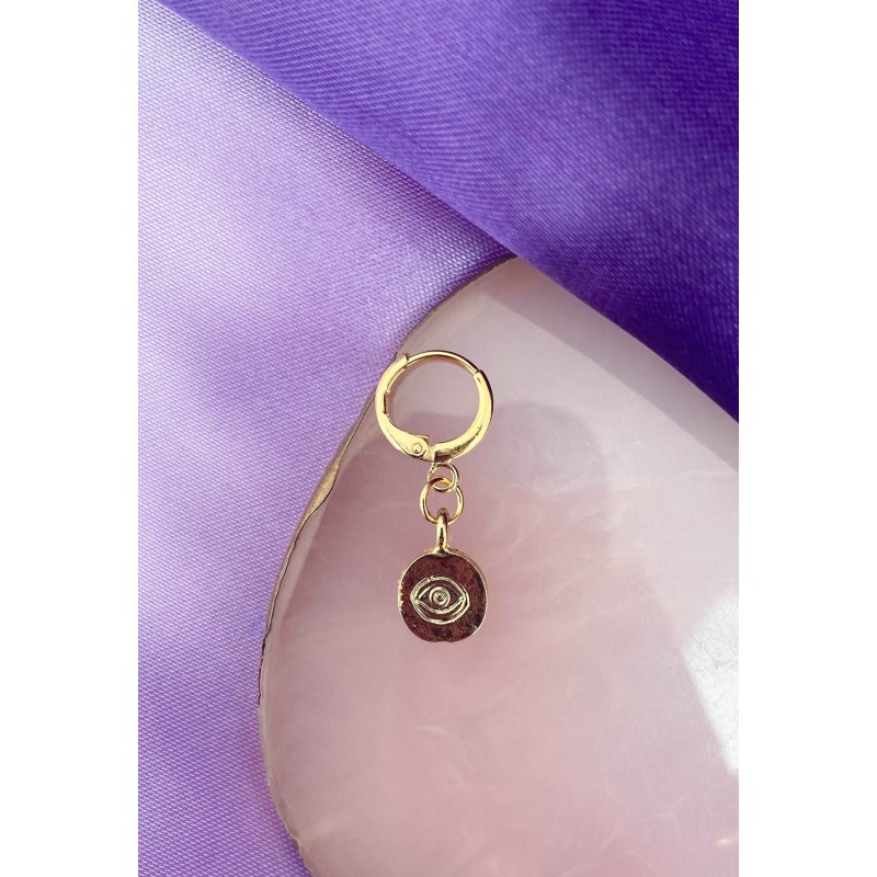 Arete ojo en circulo (1 pieza) #M16