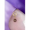 Arete ojo en circulo (1 pieza) #M16
