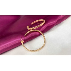 Arracadas grandes Cadena eslabones chicos #130