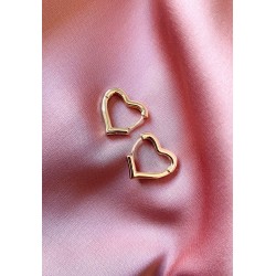 Aretes forma corazon #144