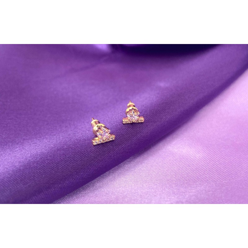Aretes #124 Estrella linea