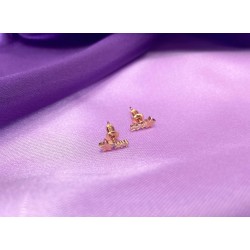 Aretes #122 Estrella fugaz zirconia