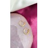 Aretes mitad zirconia cristal #137